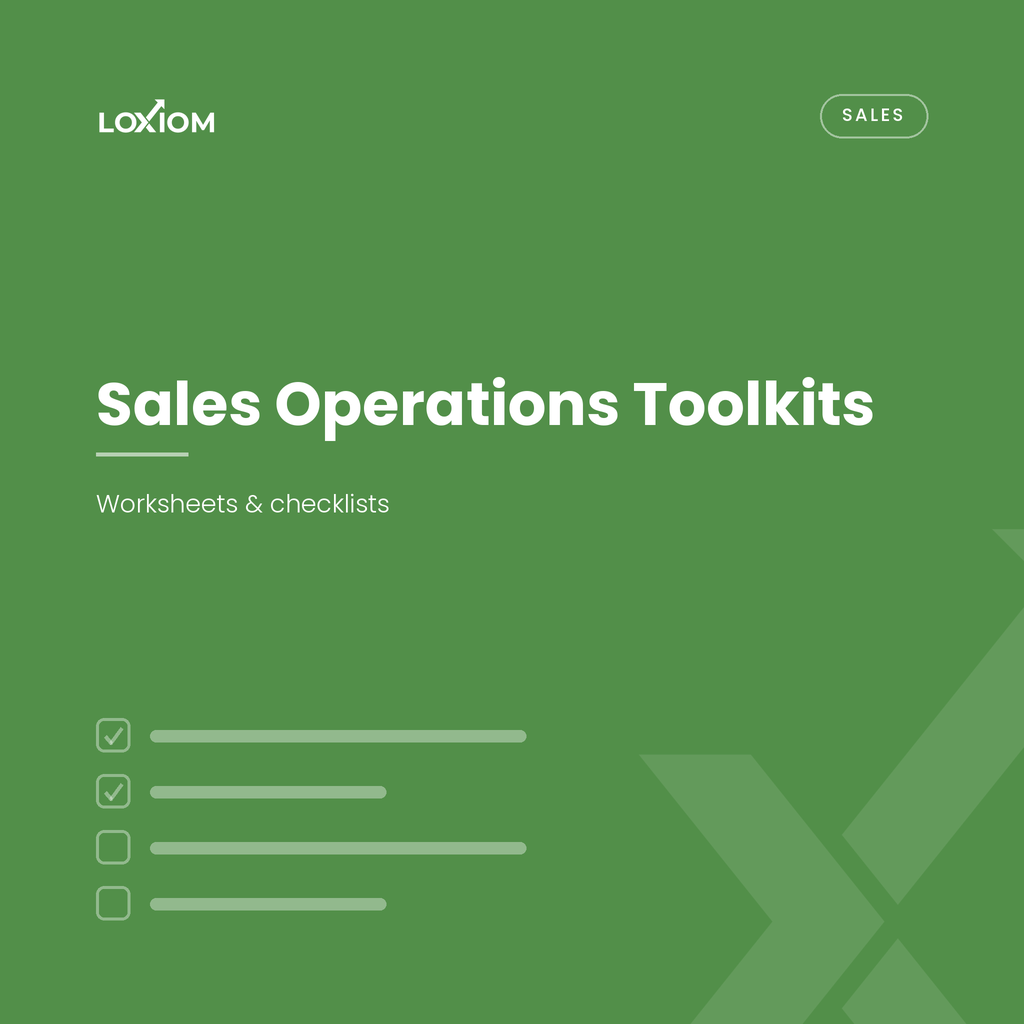 Sales Operations Toolkits