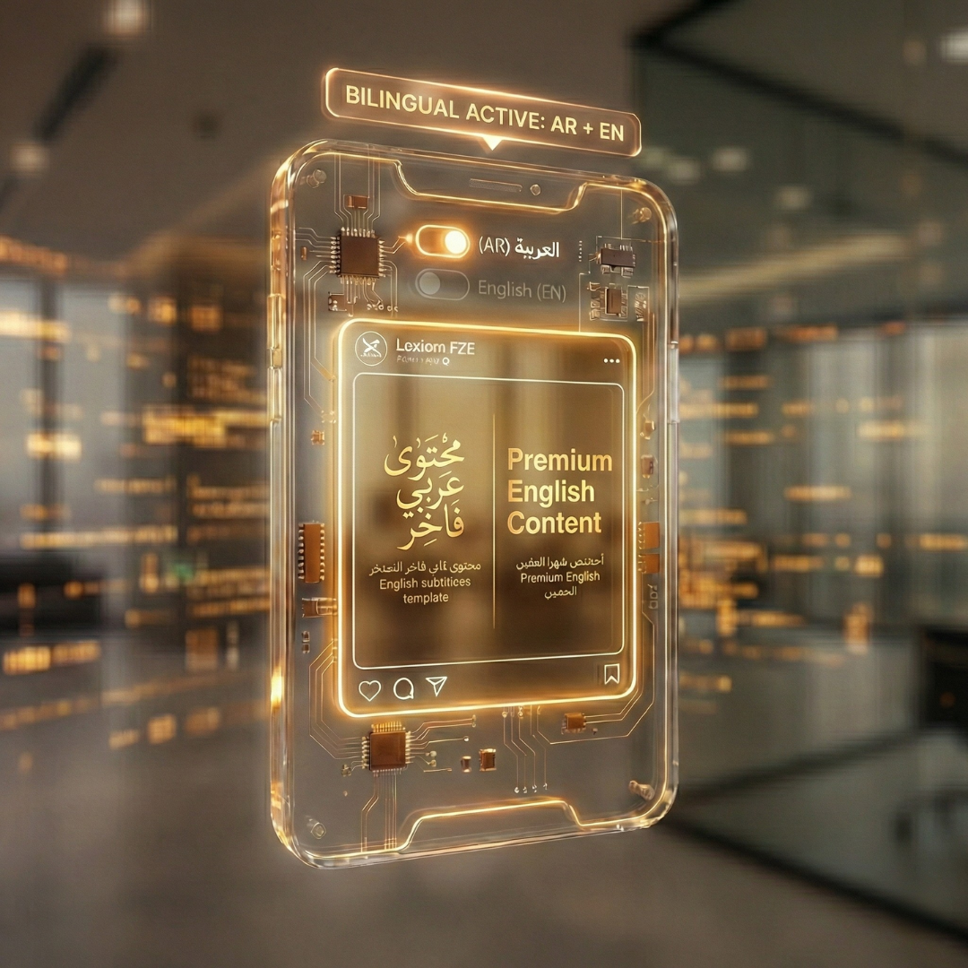 Premium Bilingual Social Media Content Pack (English & Arabic)