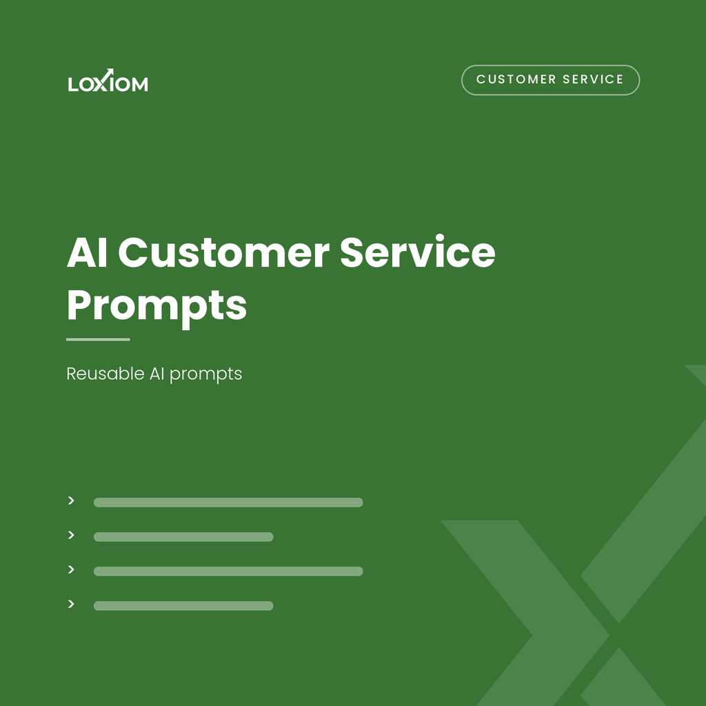 AI Customer Service Prompts