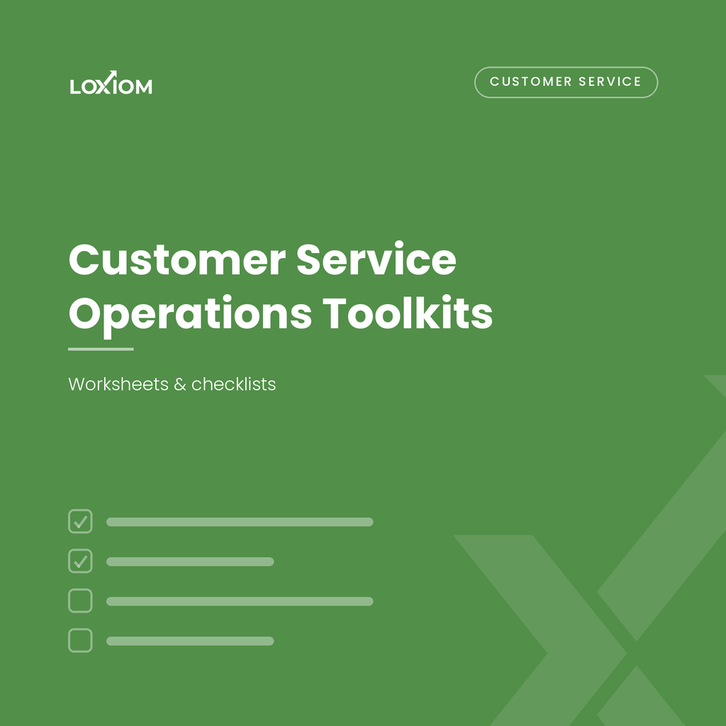 Customer Service Operations Toolkits